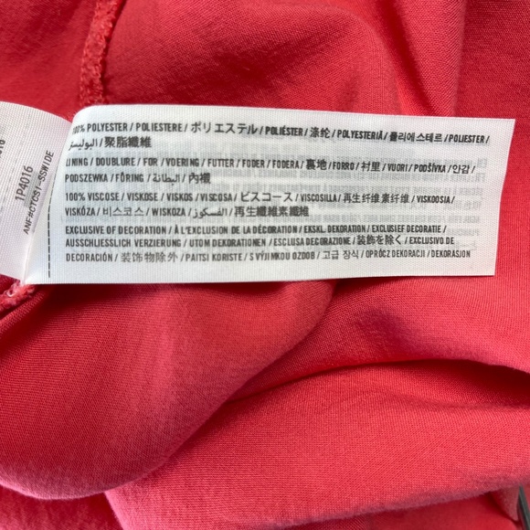 ABERCROMBIE & FITCH Womens Size Small Dress Orange - Picture 4 of 4